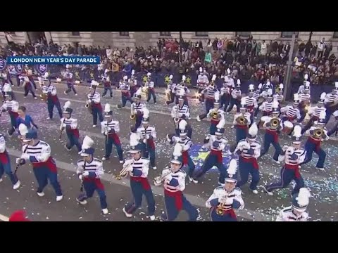 Londonderry High School band performs in London