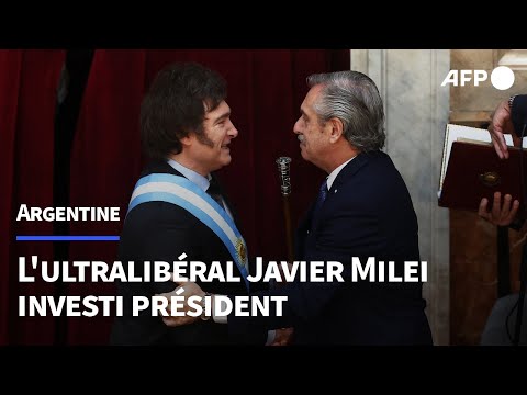 Argentine: l'ultralib&eacute;ral Javier Milei investi pr&eacute;sident | AFP Images