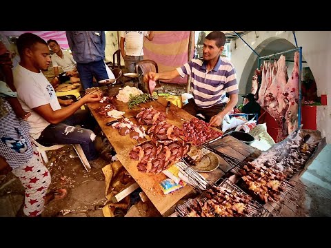 Amazing Traditional Market Street Food Tour 🇲🇦 Unique Souk Food Across Morocco