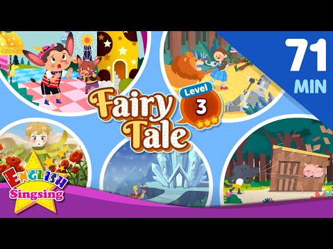 Level3 Stories - Fairy tale Compilation | 71 minutes English Stories (Reading Books)