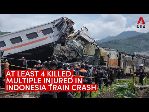 4 killed, multiple injured in Indonesia train collision