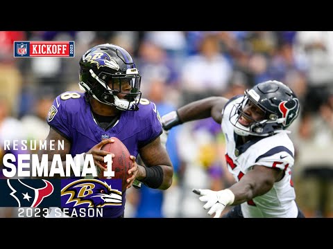 Houston Texans vs. Baltimore Ravens | Semana 1 NFL 2023 | NFL Highlights Resumen en espa&ntilde;ol