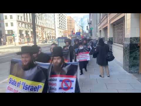 Hundreds of anti-Zionist Jews arrive in Washington to participate in the massive March for 