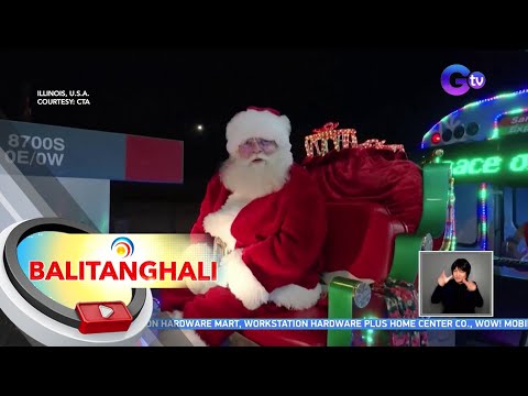 Sleigh ni Santa Claus, tampok sa Holiday Train | BT