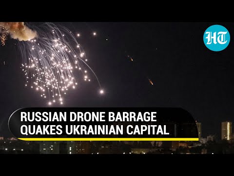 Russia Shakes Ukrainian Capital With 'Biggest' Drone Attack Since 2022 | 75 Iranian Drones Hit Kyiv