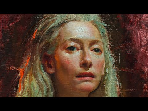 Oil Painting of Tilda Swinton | Only Lovers Left Alive | Part I