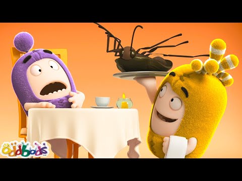 There's A Bug In My Soup | Oddbods - Food Adventures | Cartoons for Kids