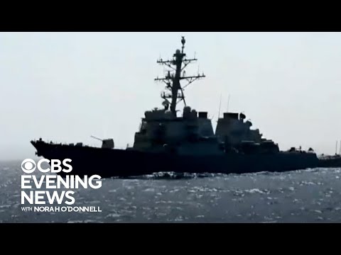 U.S. ship intercepts drones, missiles launched from Yemen