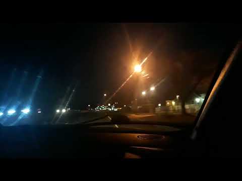 NJ 35 South Middletown to Red Bank Cold Winter Night 2024 Part 1