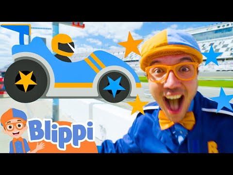 RACECAR SONG: Speedy Racing Adventures | BLIPPI| Kids TV Shows | Cartoons For Kids | Fun Anime