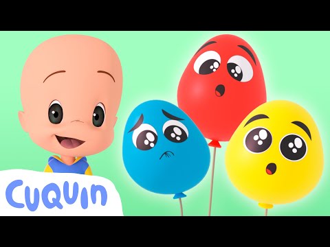 Learn colors with Cuqu&iacute;n and his Baby Balloons  🎈 Educational videos for children