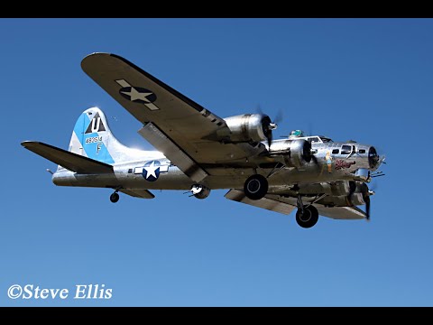 B17 Flying Fortress &quot;Sentimental Journey&quot;.  Logan, Utah September 9, 2023.