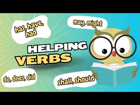 KIDS educational videos kindergarten / 1st grade English Reading: Helping Verbs II / Auxiliary Verbs