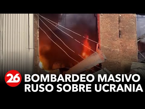 GUERRA RUSIA - UCRANIA | Masivo ataque a&eacute;reo de Rusia sobre Ucrania