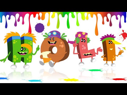 ABC Monsters: Play with Alphabet Monsters HOLI | Learn English Alphabet | ABC Song | Videos for Kids