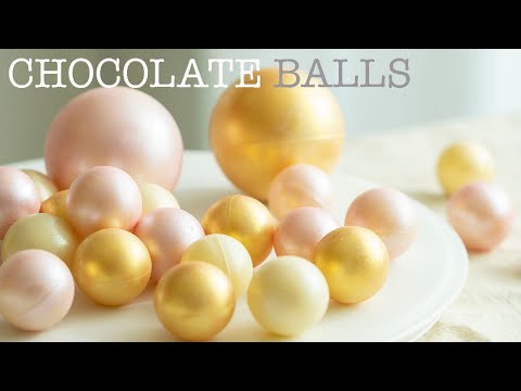 Chocolate Balls(Easy Chocolate tempering method)/넘나예쁜 초콜릿 볼 2가지 방법 (진짜 쉬운 초콜릿 탬퍼링)