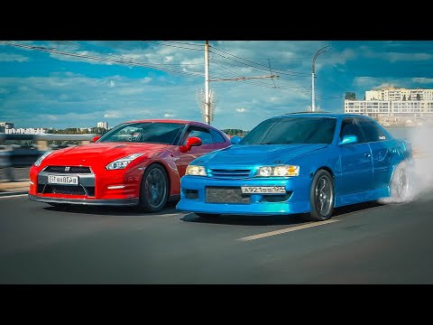 ПОЖИРАТЕЛИ СПОРТКАРОВ | Toyota Chaser 650 лс. против NISSAN GT-R и AUDI RS7