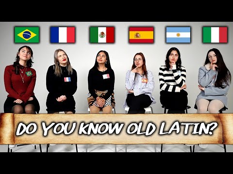 Can Romance Language People Understand Old Latin Word?(Brazil,Argentina,Mexico,Spain,Italy,France)