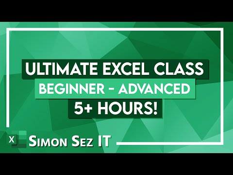 The Ultimate Excel Tutorial - Beginner to Advanced - 5 Hours!