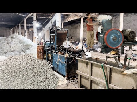 Amazing Process of Polythene Bags Recycling into Plastic Dana