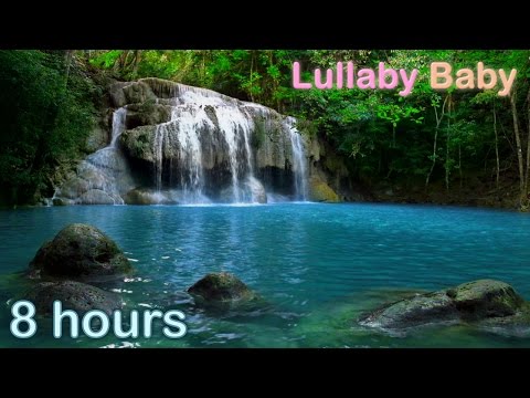 ☆ 8 HOURS ☆ WATERFALL MUSIC ♫ ☆ Relaxing Music and WATERFALL sounds for sleep ♫ Baby Sleep Music