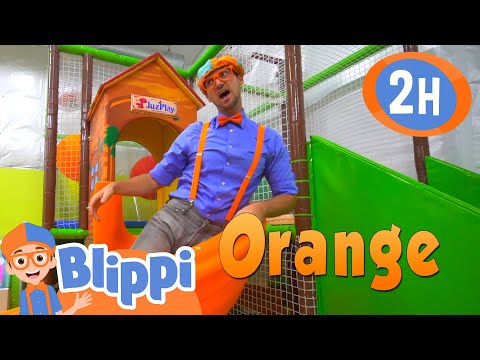 Learn With Blippi At The Indoor Playground For Kids | Educational Videos for Toddlers