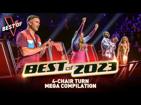 TWO HOURS of 2023&rsquo;s Greatest 4-CHAIR TURNS on The Voice | Best of 2023