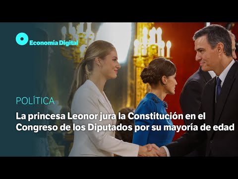 La princesa Leonor jura la Constituci&oacute;n por su mayor&iacute;a de edad | Mejores momentos