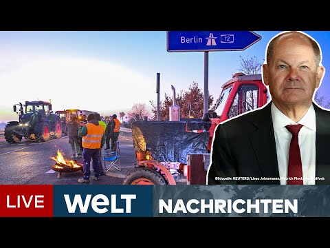 ZERREISSPROBE F&Uuml;R DEUTSCHLAND: Kanzler trifft Bauern - Scholz im Auge des Sturms | WELT Newsstream