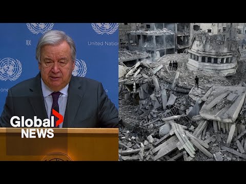 UN chief &amp;ldquo;deeply distressed&amp;rdquo; by planned Israeli siege of Gaza