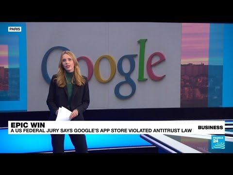 US jury says Google's app store violates antitrust law &bull; FRANCE 24 English