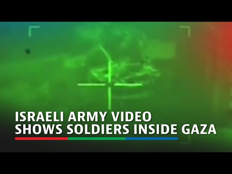 Israeli army video shows soldiers inside Gaza