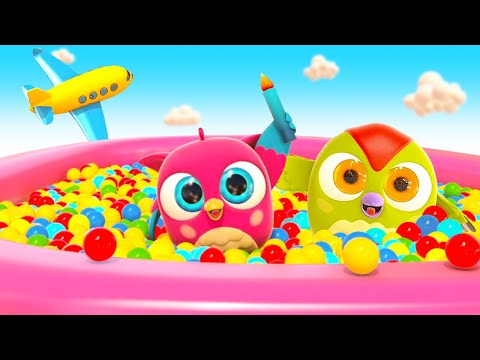 Baby cartoons &amp; nursery rhymes for babies - Hop Hop the owl cartoon for kids.