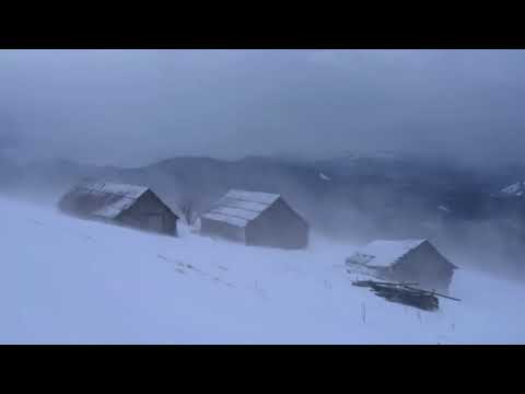 SOM DE TEMPESTADE DE NEVE PARA DORMIR E RELAXAR ( ASMR )