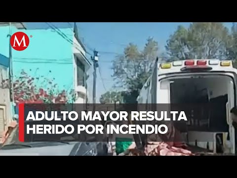 Se reporta incendio en vivienda de Iztacalco, CdMx; hay un herido