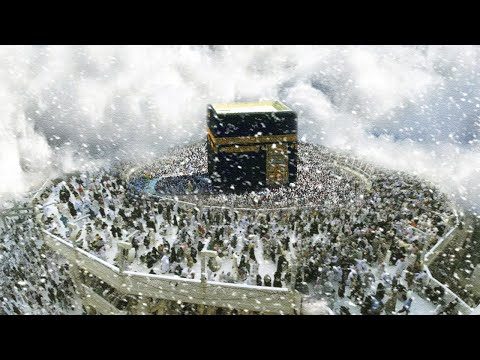 Snowstorm in Mecca! The Kaaba is frozen! 56 000 people will be left without a home!