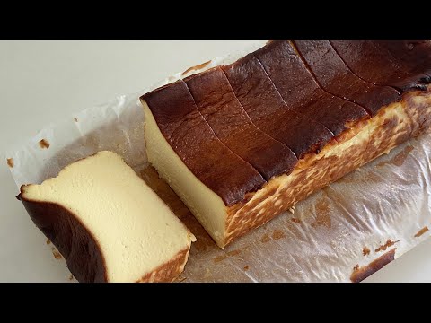 인스타 천만뷰 레시피! 단 5가지 재료로 만드는 최상의 바스크 치즈케이크. 내가 가진 틀에 맞게 변형해봐요. Basque Burnt Cheesecake Recipe