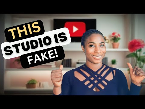 Create a fake youtube studio background for FREE!|Youtube Studio Setup