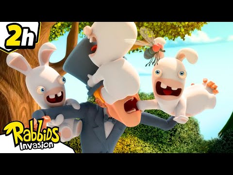 Say Cheese Rabbids! |  RABBIDS INVASION | 2H New compilation | Cartoon for Kids