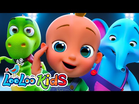 Choo Choo Wah + Wild Animal Sound | more Kids Songs and Nursery Rhymes | LooLooKids