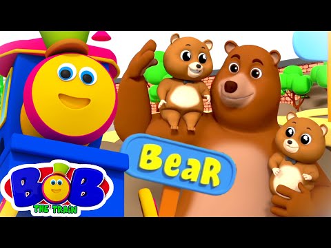 Animal Names &amp; Sounds | Visit Zoo Animals | Nursery Rhymes &amp; Baby Songs | Bob The Train | Kids Tv