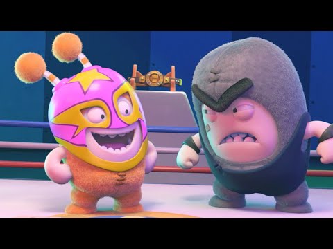 Oddbods Wrestling Match | Funny Cartoons For Kids