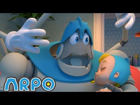 Night Time Terrors | ARPO | Educational Kids Videos | Moonbug Kids