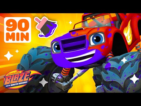 Makeover Machines #40 w/ Grapple Truck Blaze! | Games for Kids | Blaze and the Monster Machines