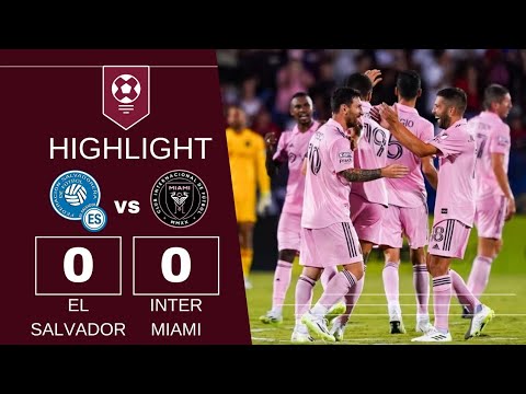 Inter Miami vs El Salvador | First match of L.Suarez | Friend Club Match | Highlights |