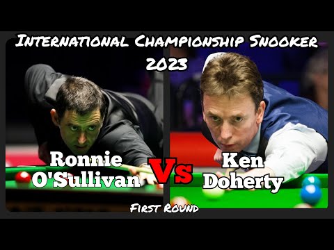 Ronnie O'Sullivan vs Ken Doherty - Internacional Championship Snooker 2023 - First Round