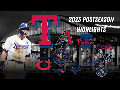 MLB 2023 Postseason Highlights (With Music) (4K) | MLB Highlights 2023