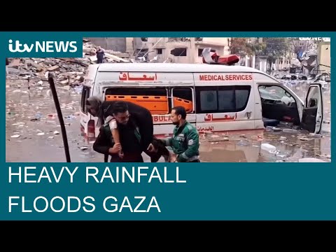 Gaza flooded as Joe Biden warns Israel losing support over 'indiscriminate bombing' | ITV News