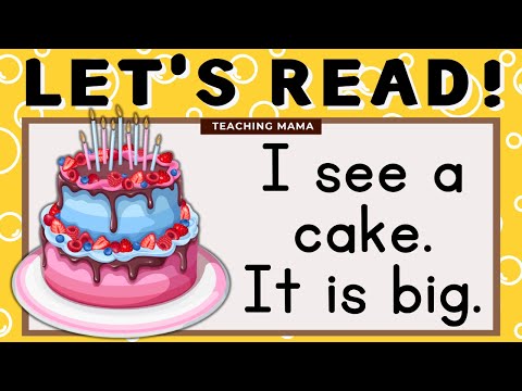 LET'S READ! | SIMPLE ENGLISH READING FOR KIDS |  PRACTICE READING | LEARNING ENGLISH | TEACHING MAMA