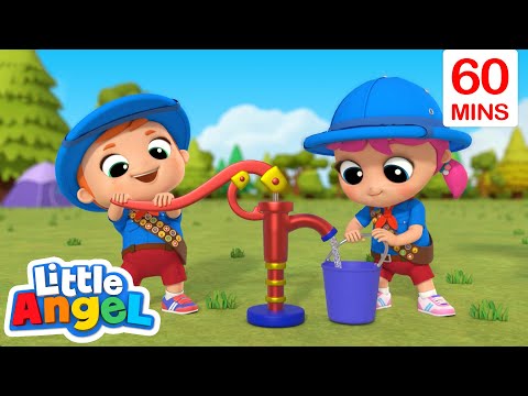 Little Angel - Firefighters To The Rescue | Kids Fun &amp; Educational Cartoons | Moonbug Play and Learn